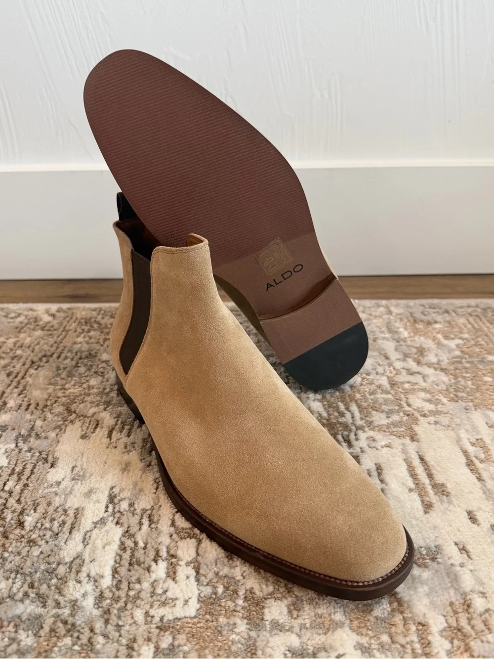 Aldo Men’s Shoes Size 9M Light Tan Chelsea US 9M